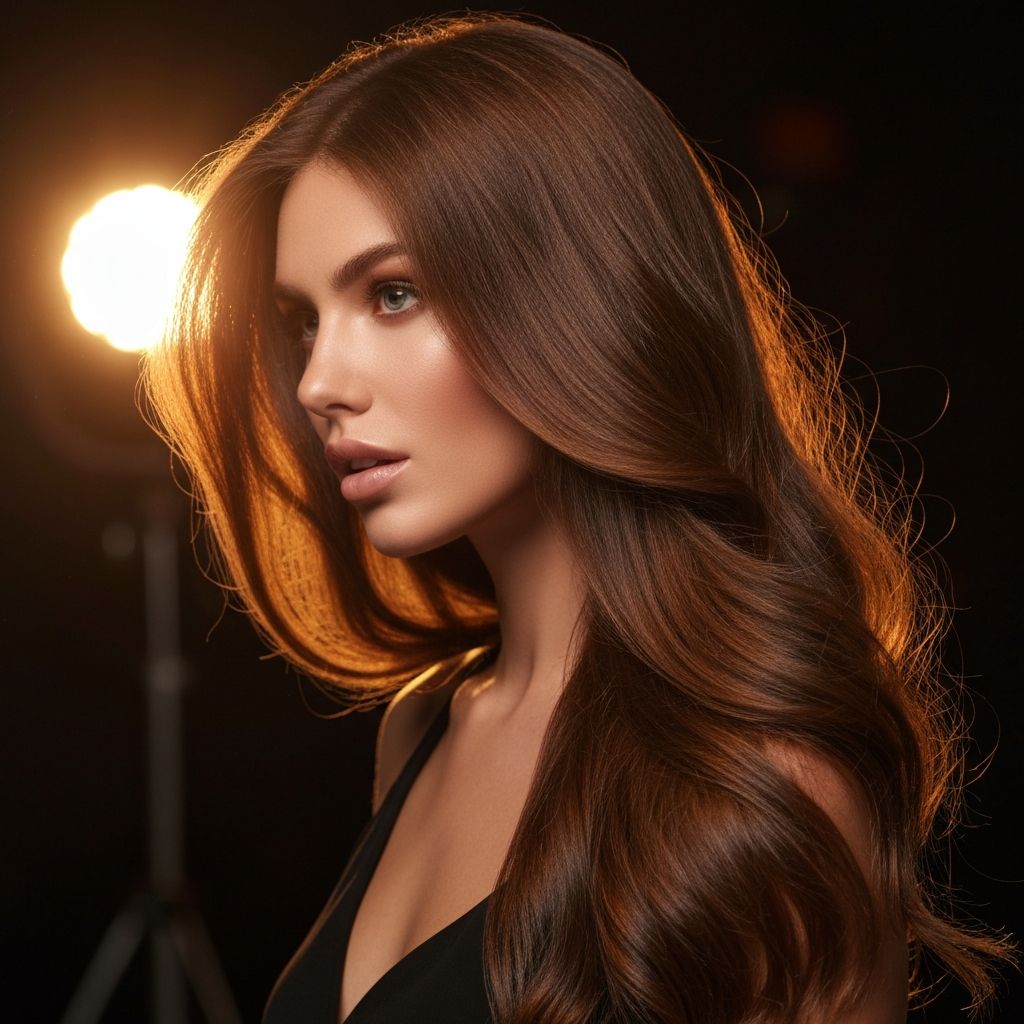 Cabello largo saludable